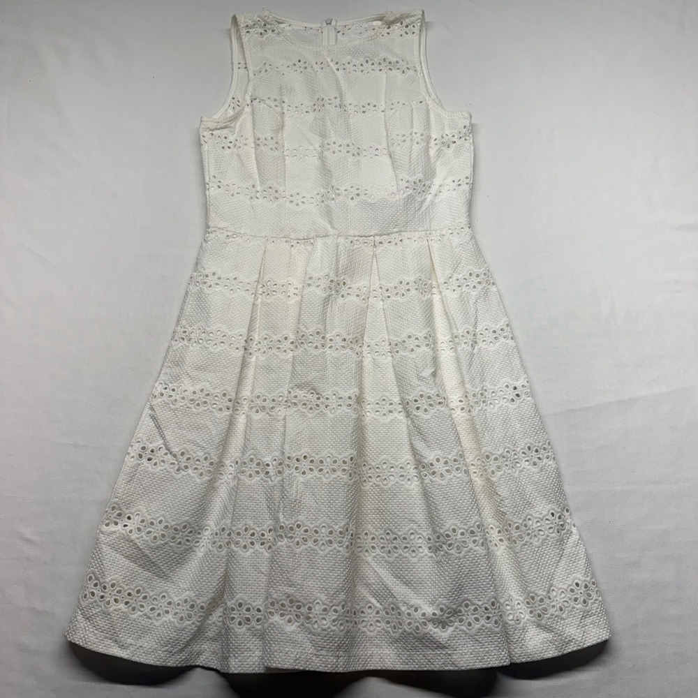Dainty Hooligan Dress Eyelet Lace Small White Womens Fit Flare Walk in the Park